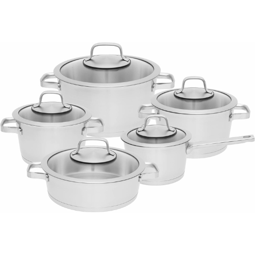 سرویس قابلمه 10 پارچه برگهف بلژیک مدل Berghoff – 10 piece cookware set manhattan